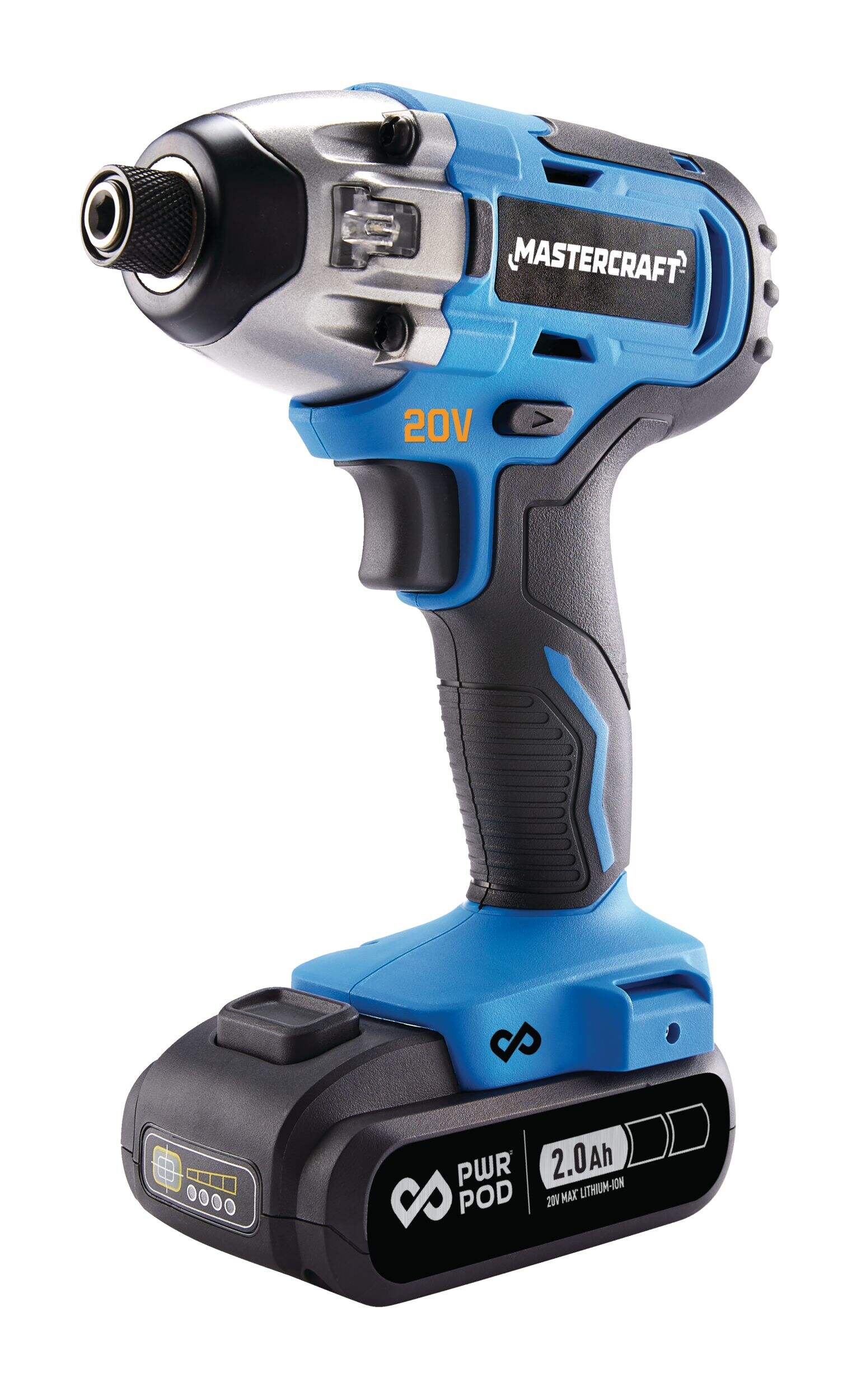 Mastercraft 20V Max LithiumIon Cordless Drill & Impact Driver with 2