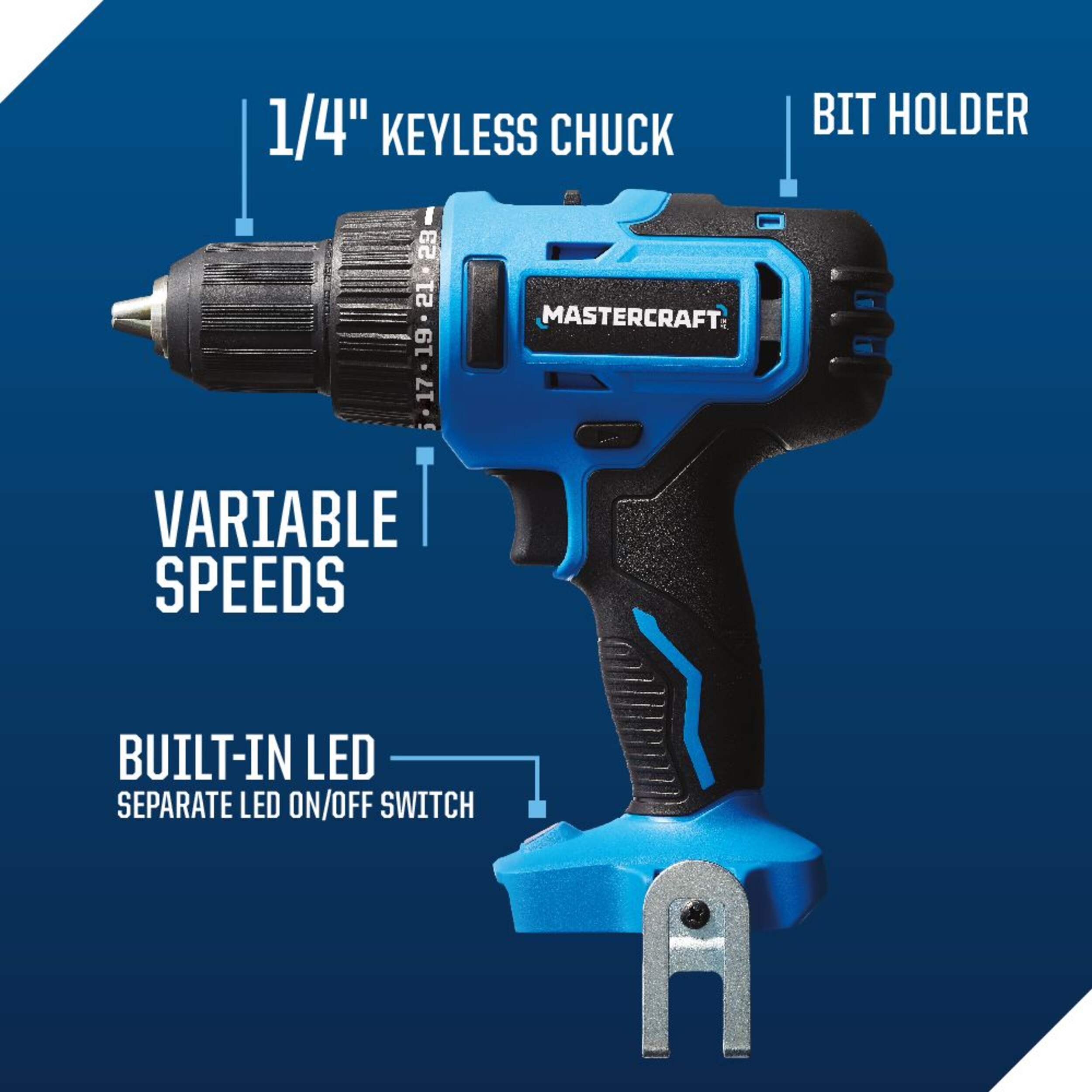 Mastercraft 20V Max Brushless Cordless Hammer Drill & Impact Driver