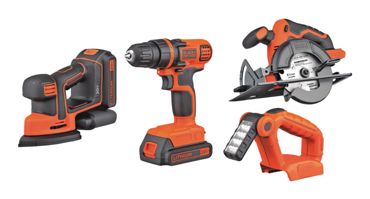Black and decker 4 tool combo kit sale