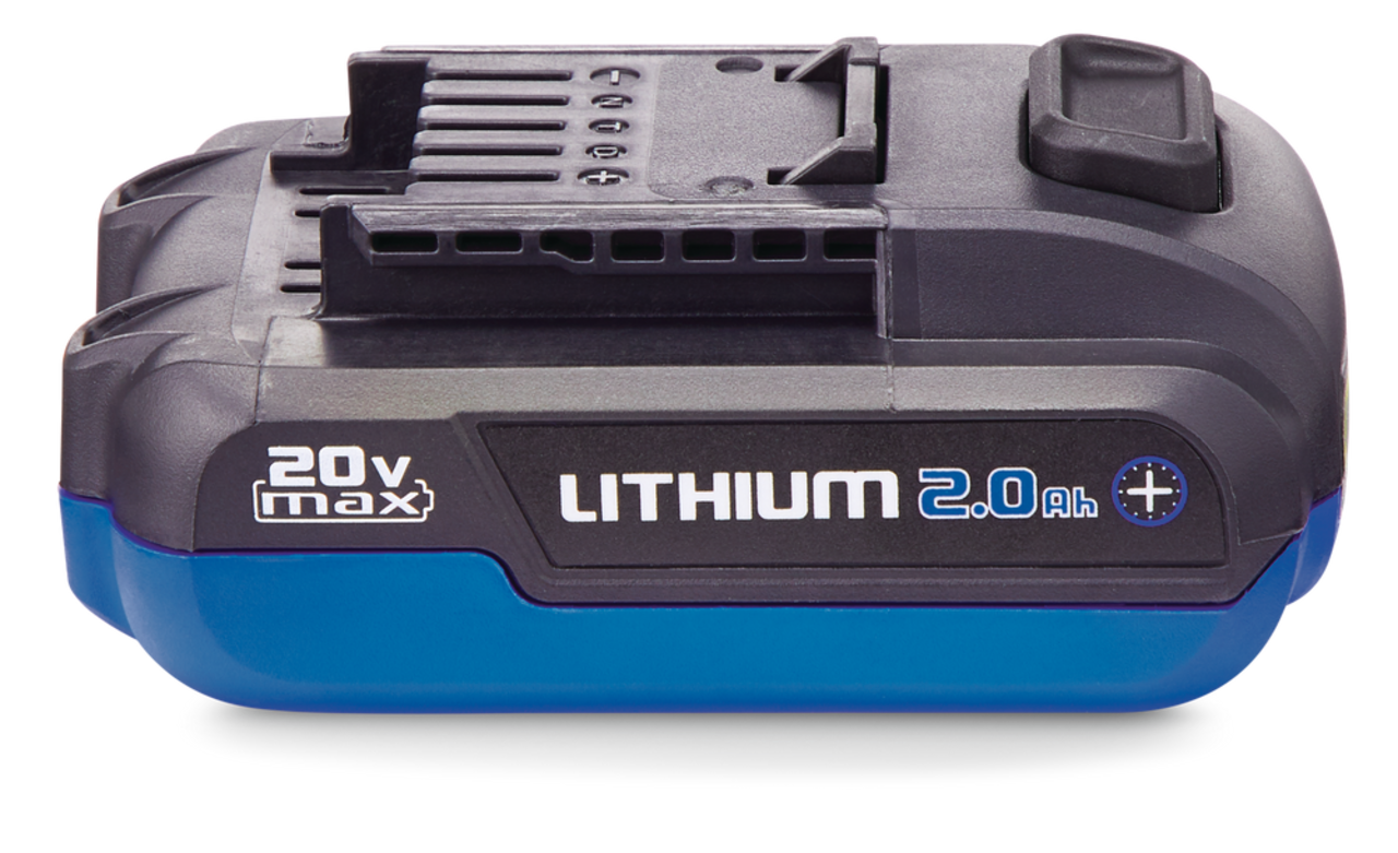 Mastercraft 20V Max Lithium Ion 2.0Ah Battery with LED Fuel Gauge For Cordless Power Tools