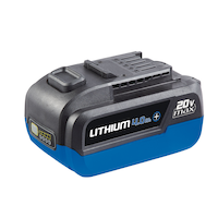 Mastercraft 20V Max Lithium Ion 4.0Ah Battery with LED Fuel Gauge For Cordless Power Tools Front_Three_Fourths_Angled_Left