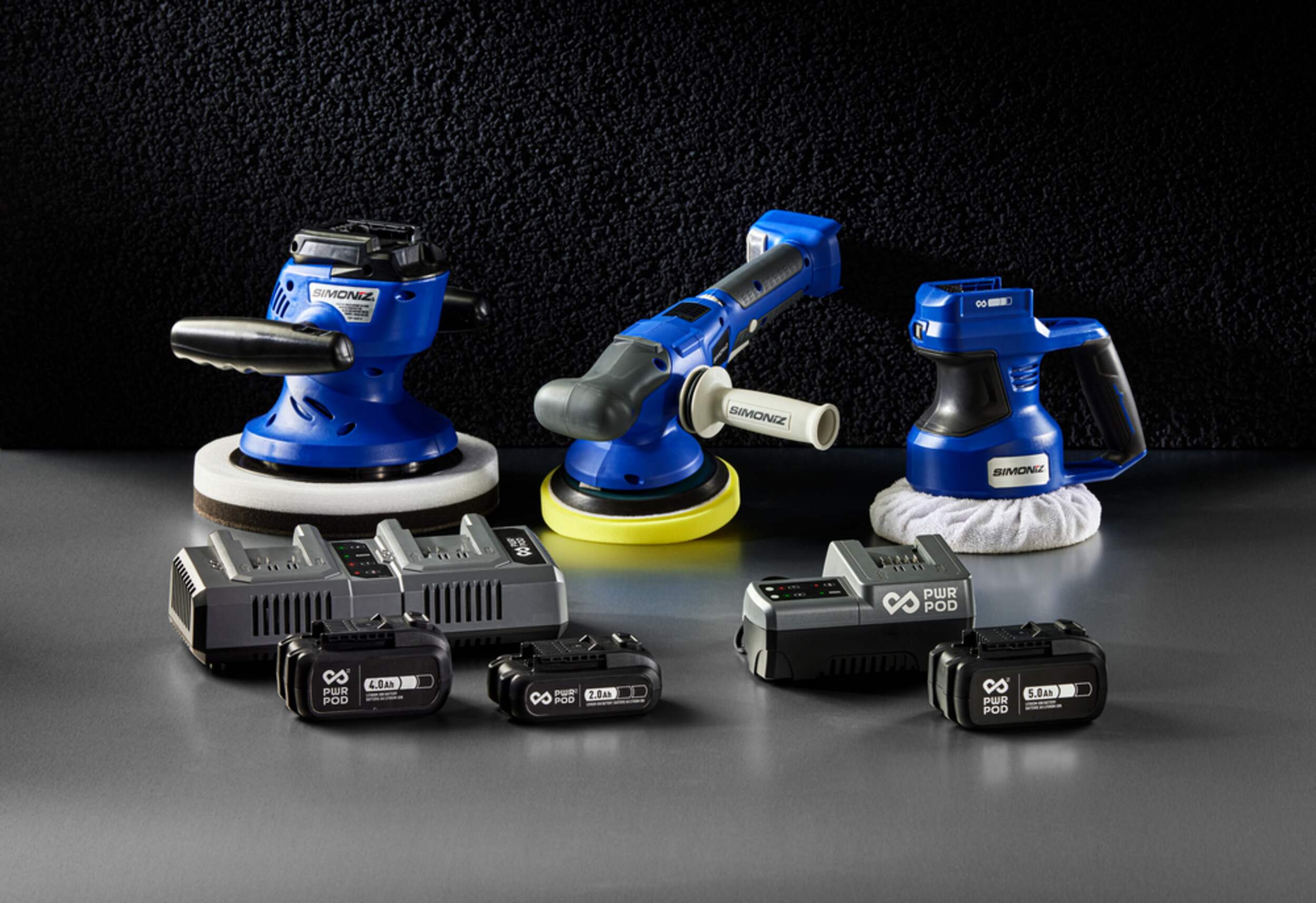 SIMONIZ 20V Cordless Random Orbital (Dual Action) Adjustable Polisher