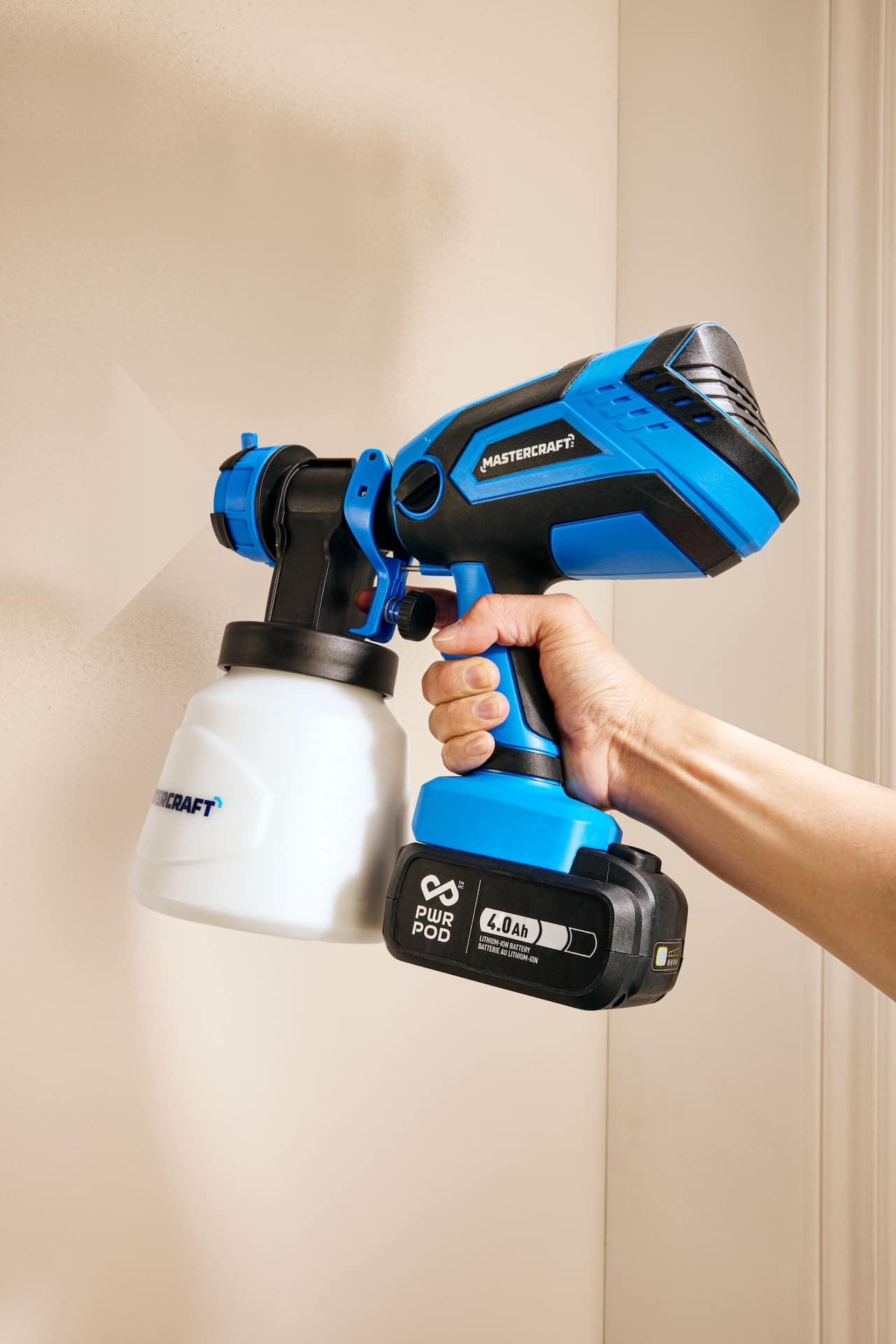 Cordless store sprayer paint