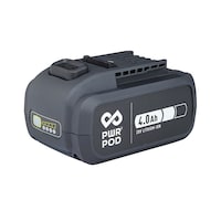 PWR POD 20V MAX 4.0 Ah Battery Front_Three_Fourths_Angled_Left