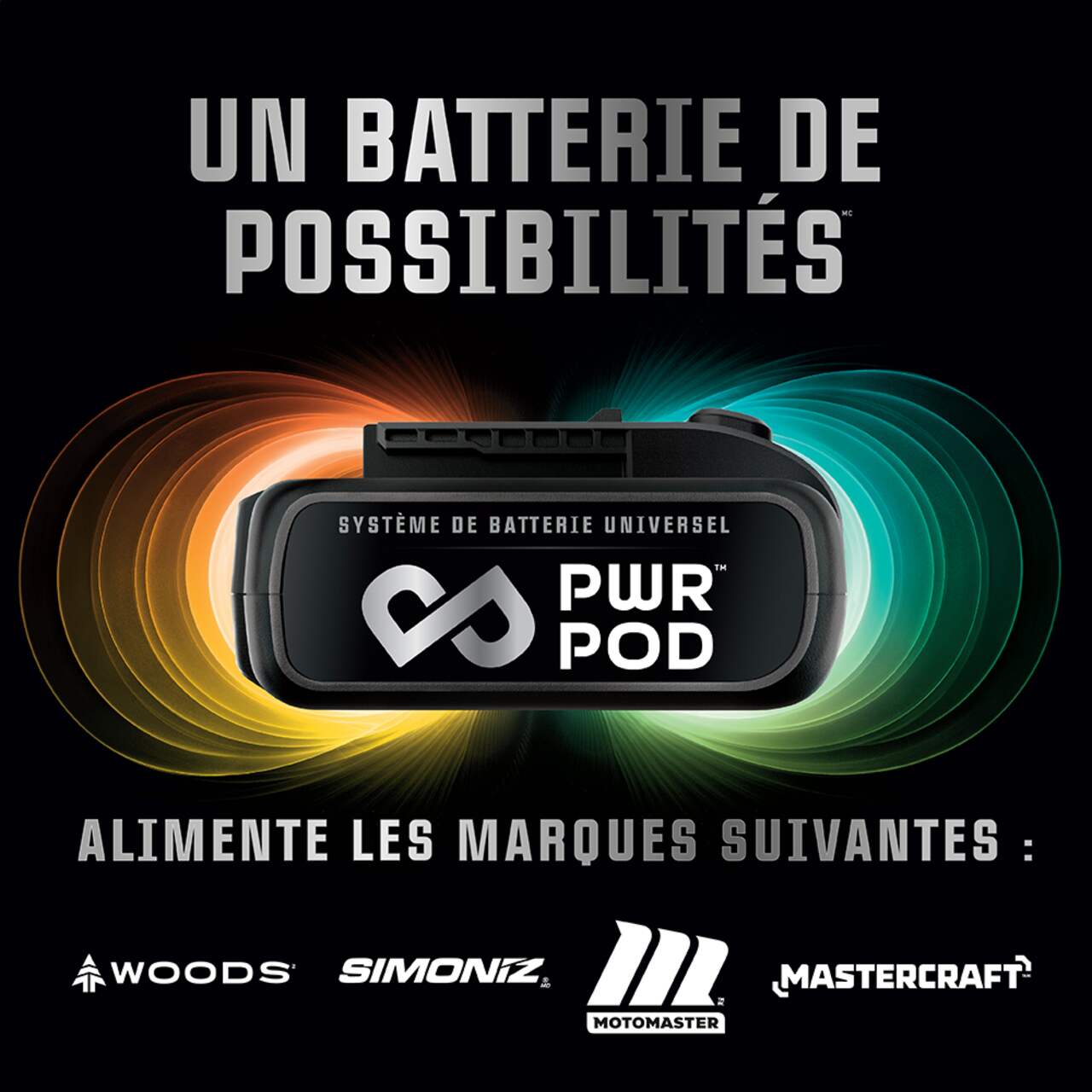 Batteries MID PWR POD 20 V 4,0 Ah, paq. 2