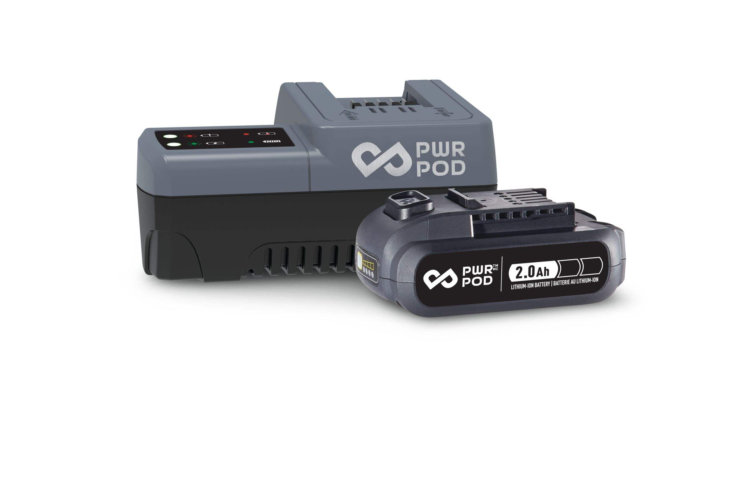 Trousse de démarrage de batterie et chargeur COMPACT PWR POD 20 V 2,0 Ah Composite_or_Mixed