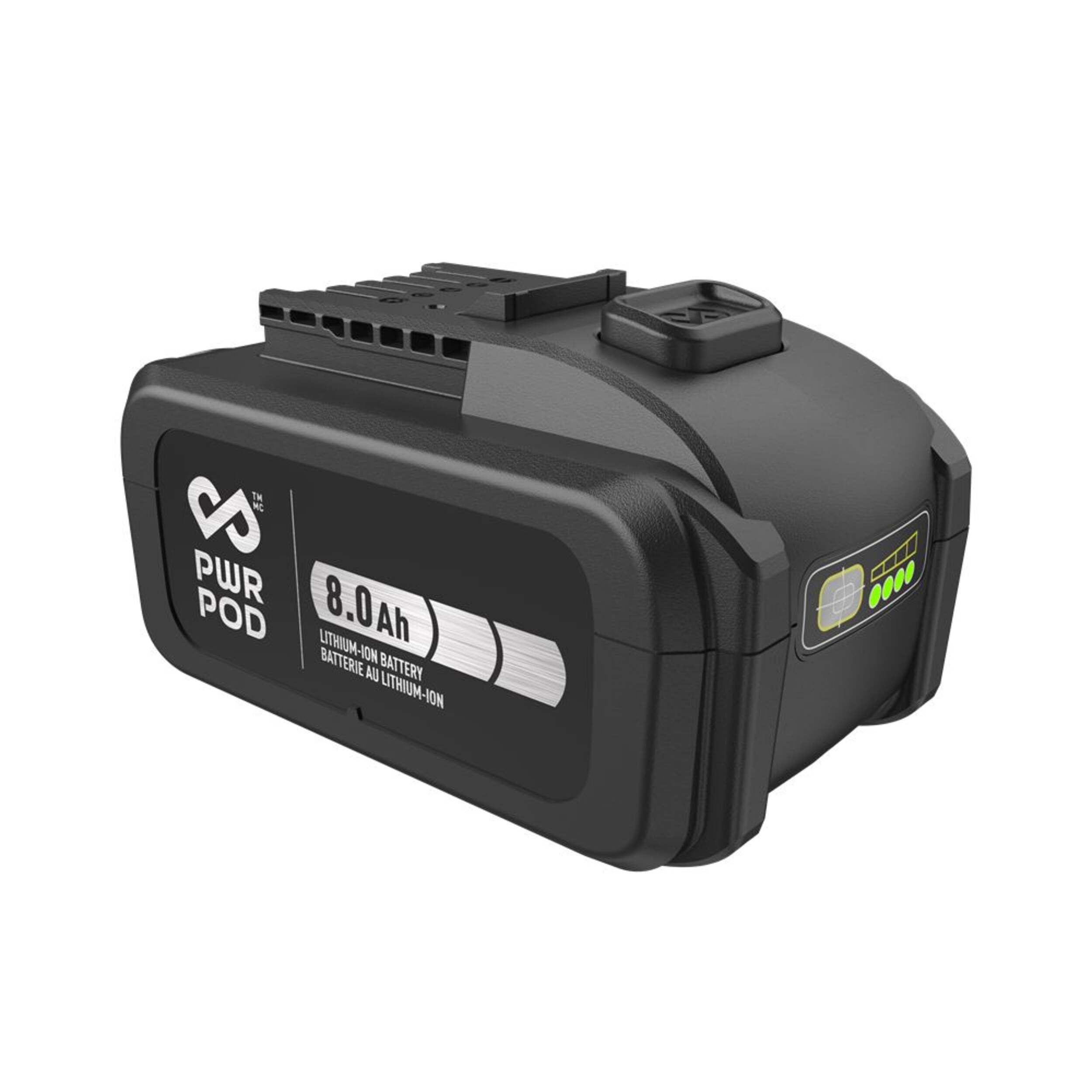 PWR POD 20V MAX 8.0 Ah Battery Front_Angled_Left