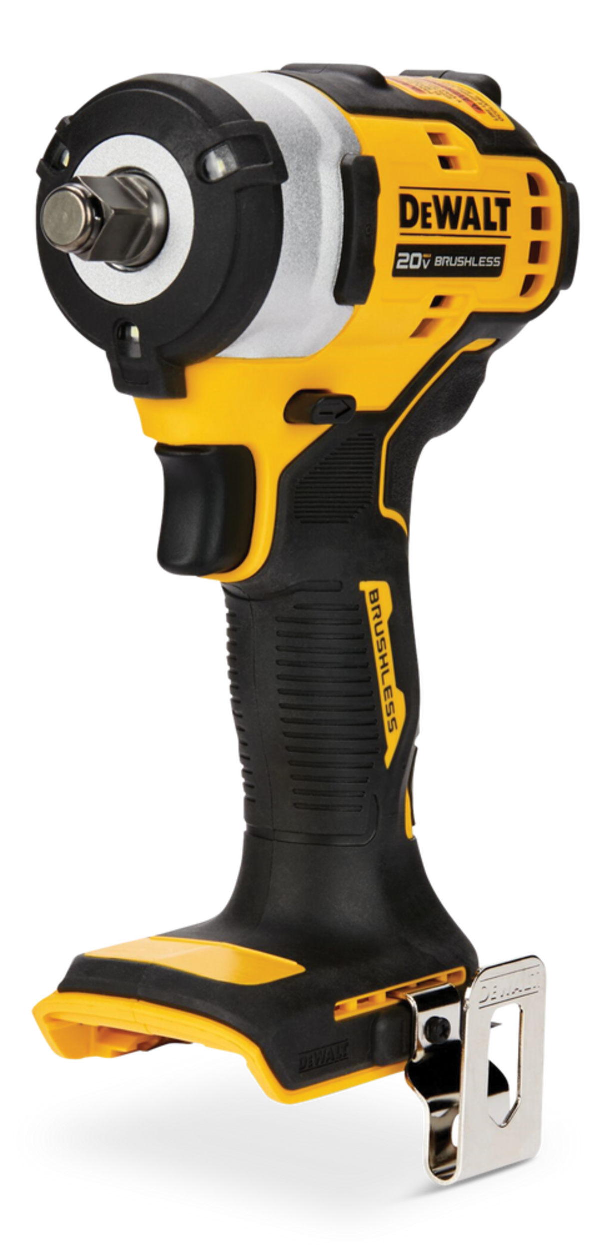 DEWALT DCF911B 20V Max* 1/2-in Cordless Impact Wrench with Hog Ring Anvil (Tool Only) Front_Three_Fourths_Angled_Left