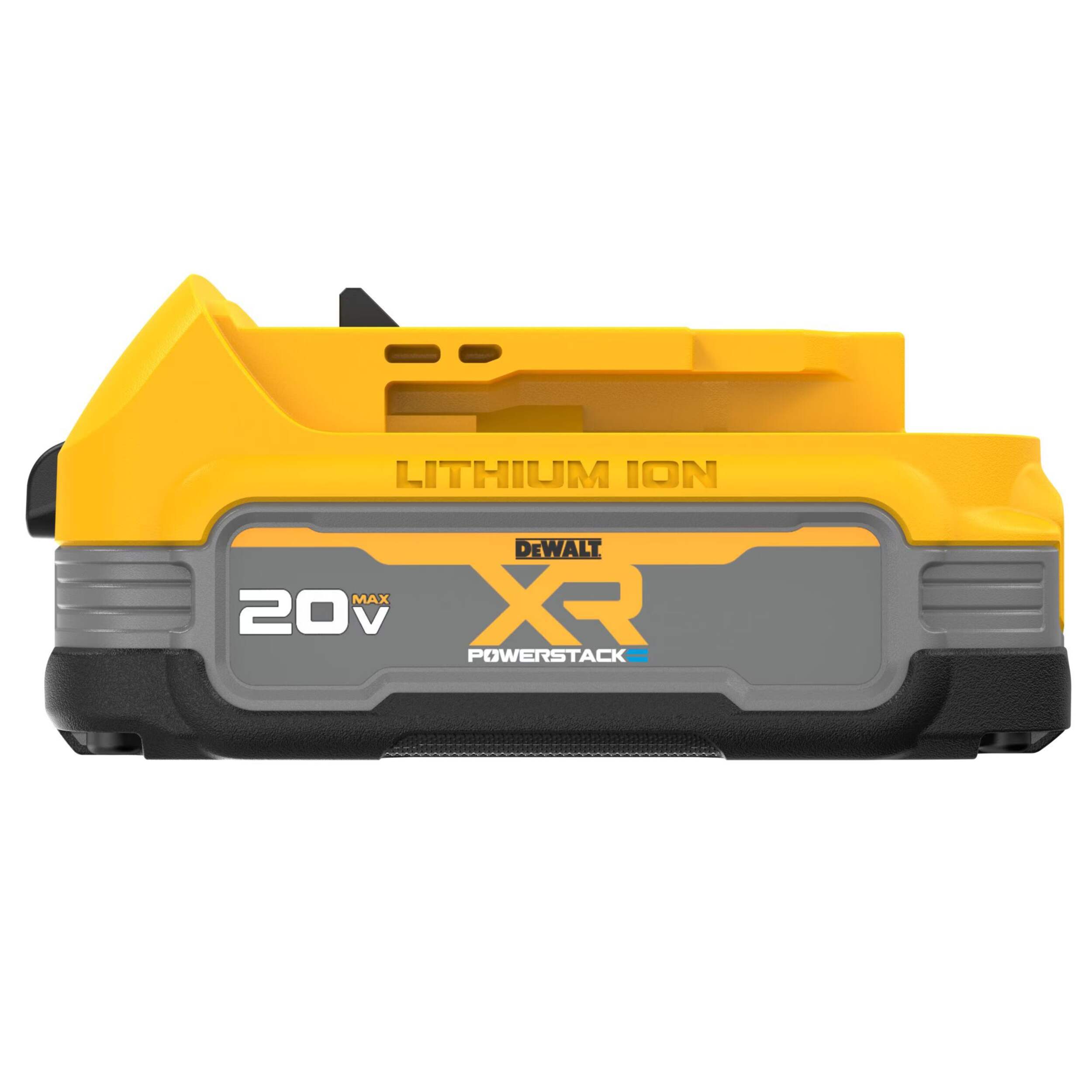 Batteries compactes DeWALT DCBP034-2, 20 V MAX POWERSTACK, paq. 2 Front_Flat