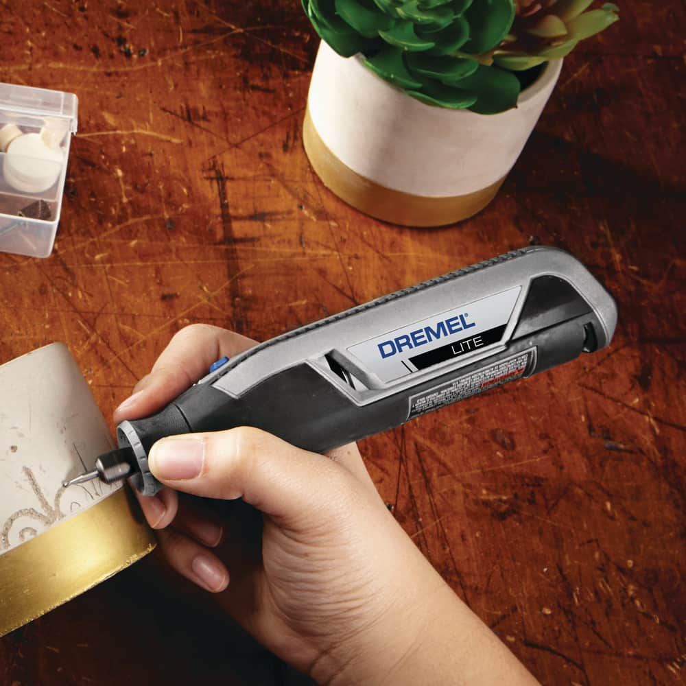 Dremel Lite 7760-N/10 4V Lithium-Ion Cordless Variable Speed Rotary ...