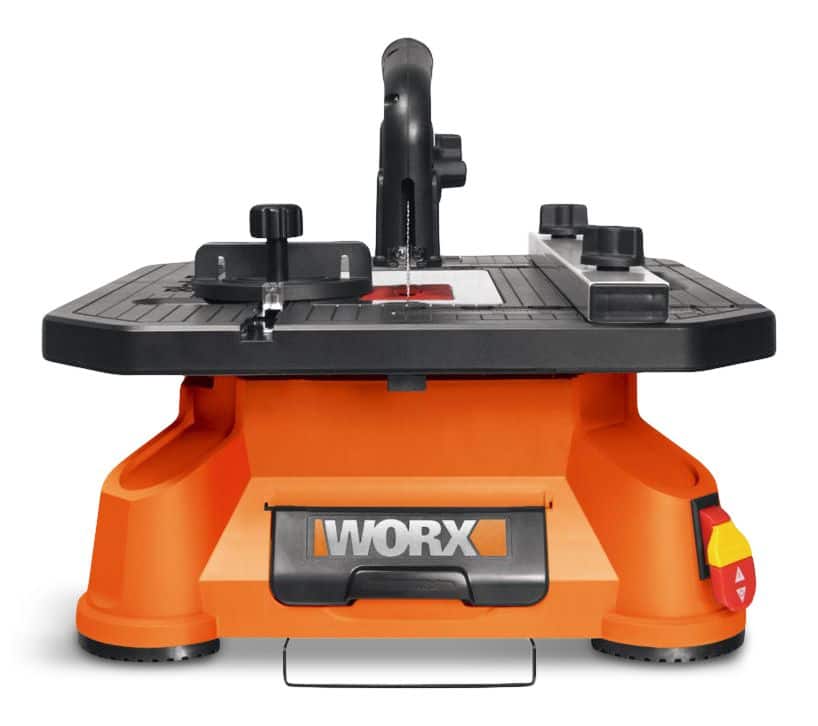 WORX WX572L 5.5A Bladerunner Portable Electric Tabletop Saw with Assorted  T-Shank Jigsaw Blades