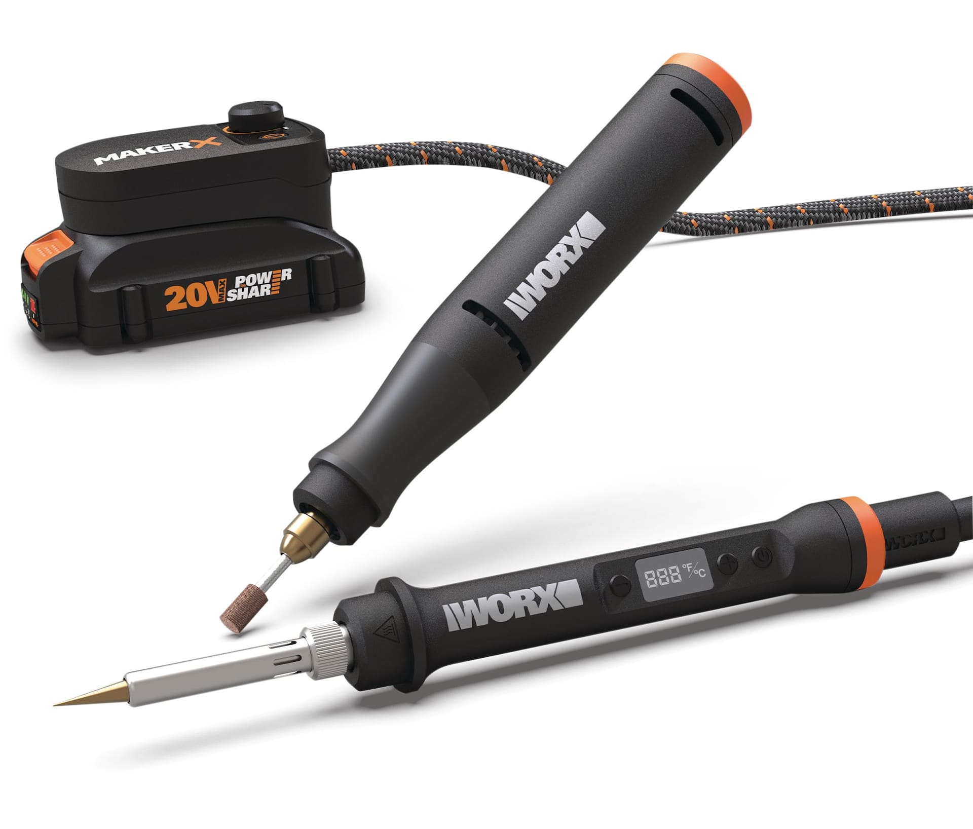 WORX WX988L MAKERX 20V Variable Speed Rotary Tool Wood Metal