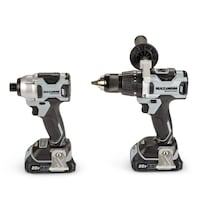 MAXIMUM 20V Brushless 1/2-in Hammer Drill & 1/4-in Impact Driver Combo Kit Side_Left