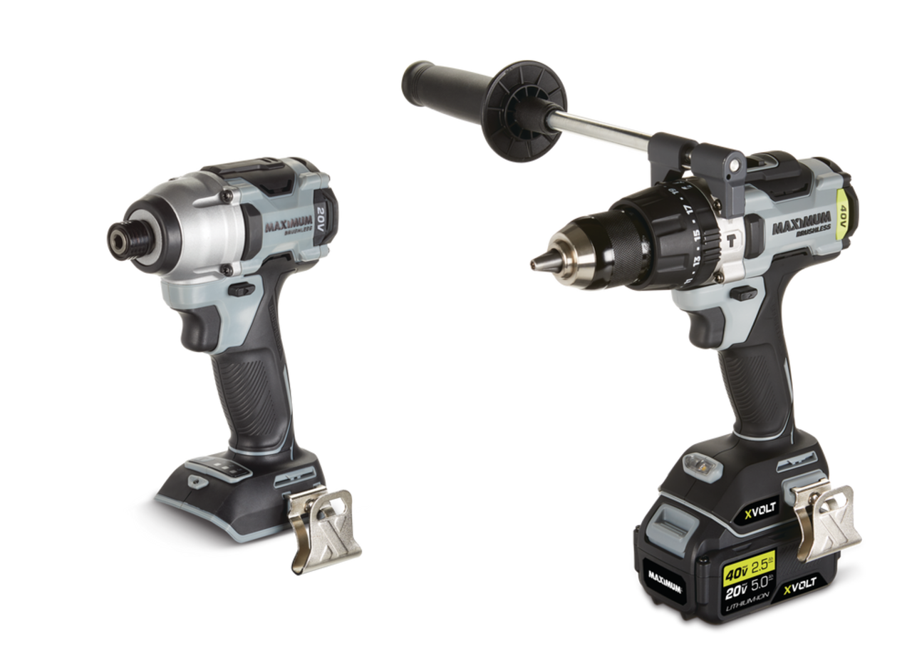 Maximum 20v drill clearance
