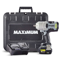 MAXIMUM 40V 1/2-in Brushless Cordless High Torque Impact Wrench Kit with Battery & Charger Composite_or_Mixed