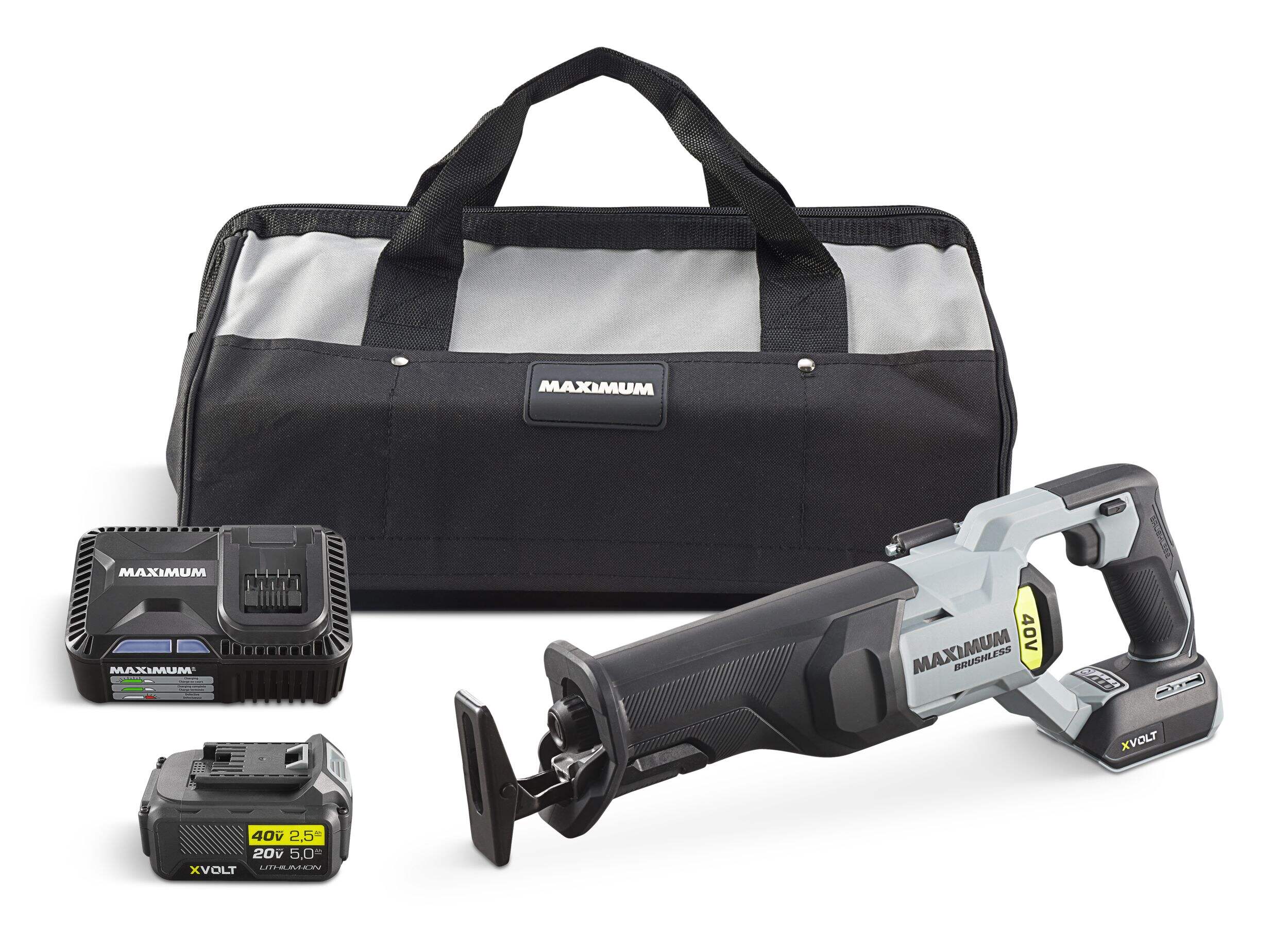 MAXIMUM 40V Brushless Cordless Reciprocating Saw Kit Composite_or_Mixed