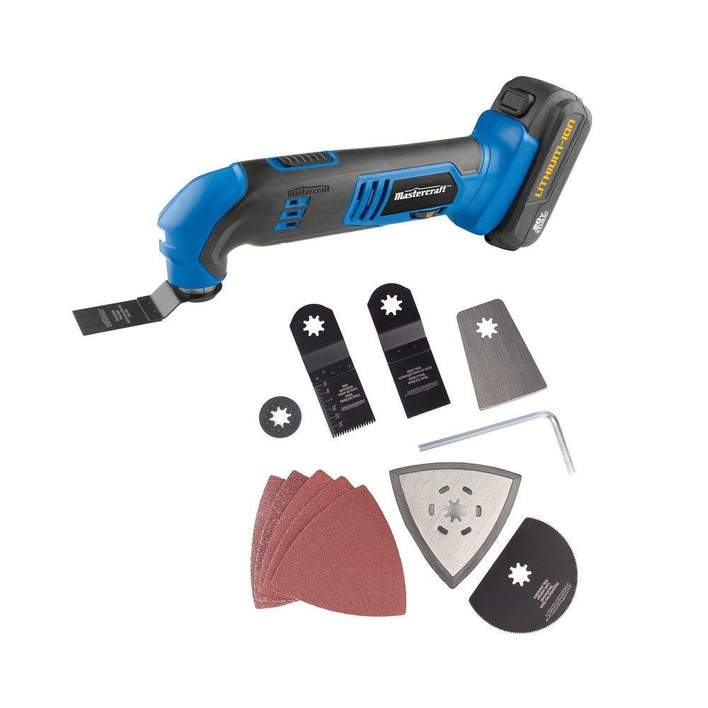 Mastercraft 20V Max Li-Ion Cordless Oscillating Multi-Crafter with ...