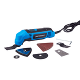 Mastercraft 2.2A Oscillating Multi-Tool Kit with Blades & Sanding Accessories, 12-pc Composite_or_Mixed