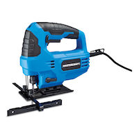 Mastercraft 5A 4-Position Variable Speed Orbital Jigsaw with LED Light & Straight Edge Guide Front_Three_Fourths_Angled_Left