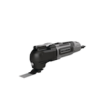 MAXIMUM 3A Oscillating Multi-Tool Kit with LED Light, Blades & Sanding Accessories, 15-pc Front_Three_Fourths_Angled_Left