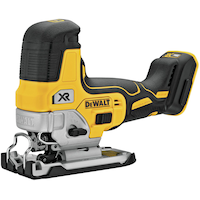 Scie sauteuse à poignée pommeau sans fil à vitesse variable 20 V MAX XR DEWALT DCS335B, 4 positions, outil seulement