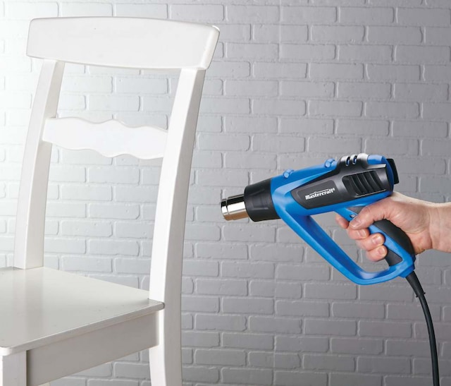 Mastercraft 15A Variable Temperature Heat Gun Kit with Scraper, Blades