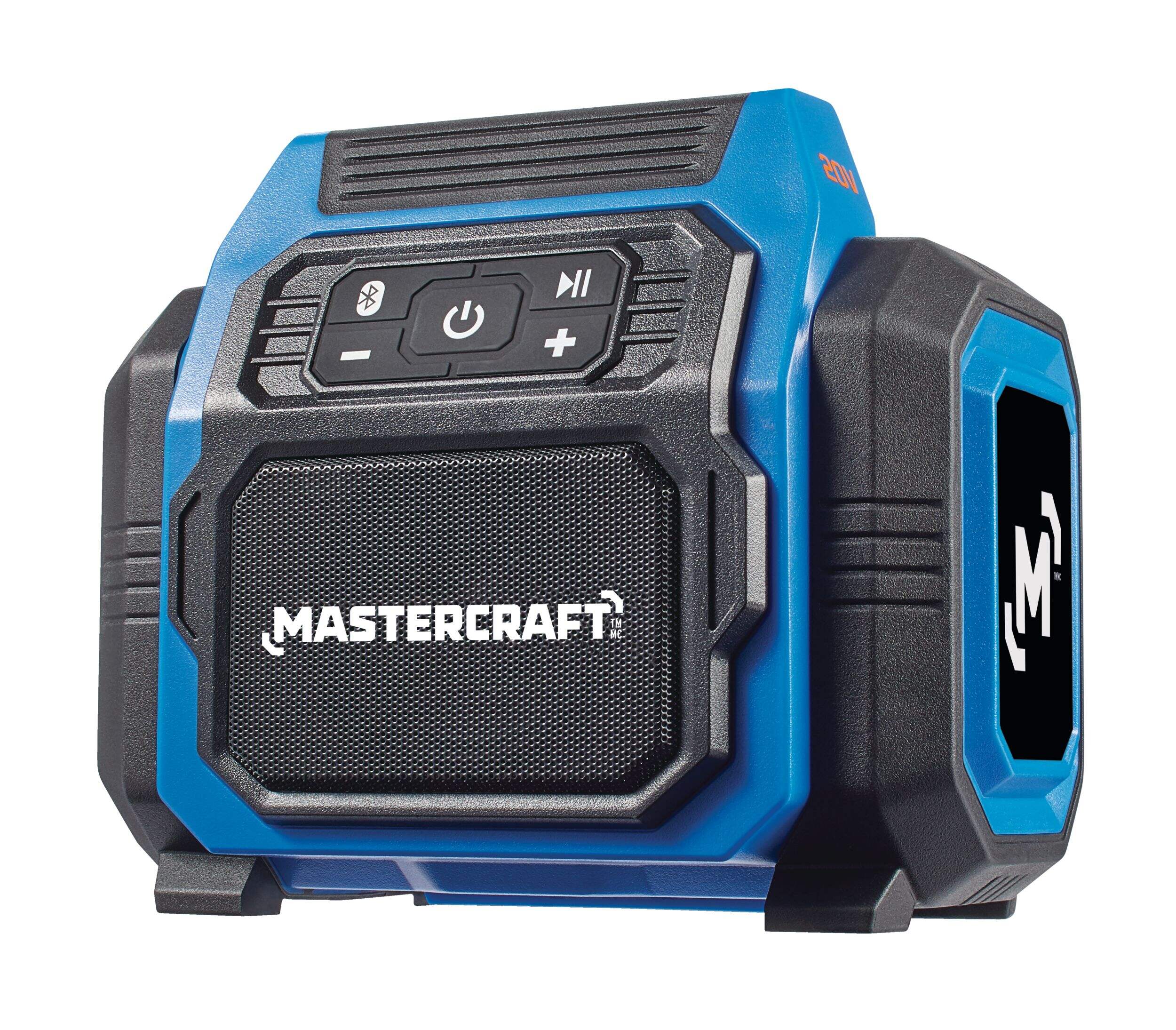 Haut-parleur Bluetooth Mastercraft 20 V, outil seulement, compatible avec PWR POD Front_Three_Fourths_Angled_Left