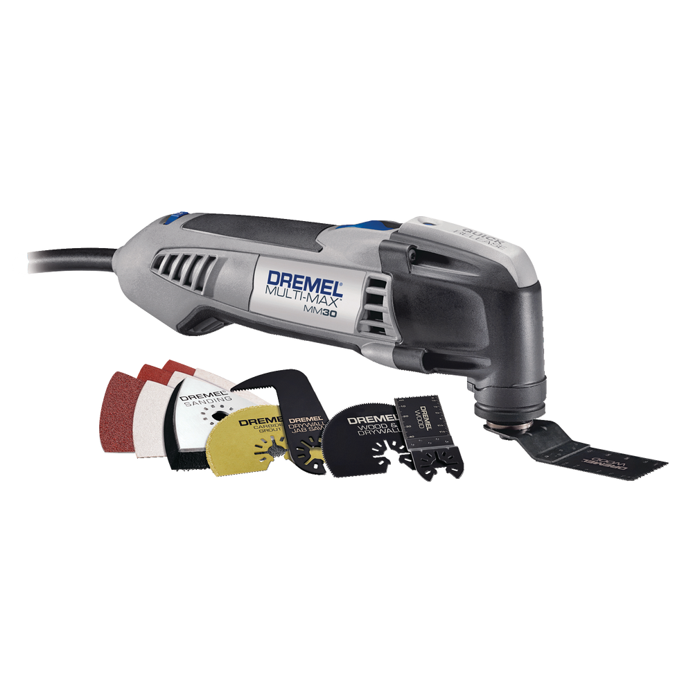 Dremel MM3004 MultiMax, 3.3A Oscillating MultiTool Kit with Carrying
