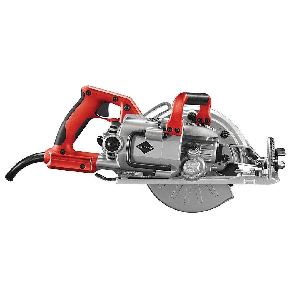 SKILSAW 15A Lightweight Magnesium Worm Drive Circular Saw, 7-1/4-in