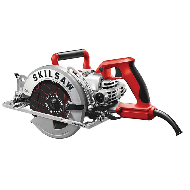 Scie circulaire SKILSAW 15 A vis sans fin magnésium 7 1/4 po Canadian Tire