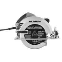 MAXIMUM 15A Circular Saw with Carbide-Tipped Blade & Cutting Guide, 7-1/4-in Side_Right