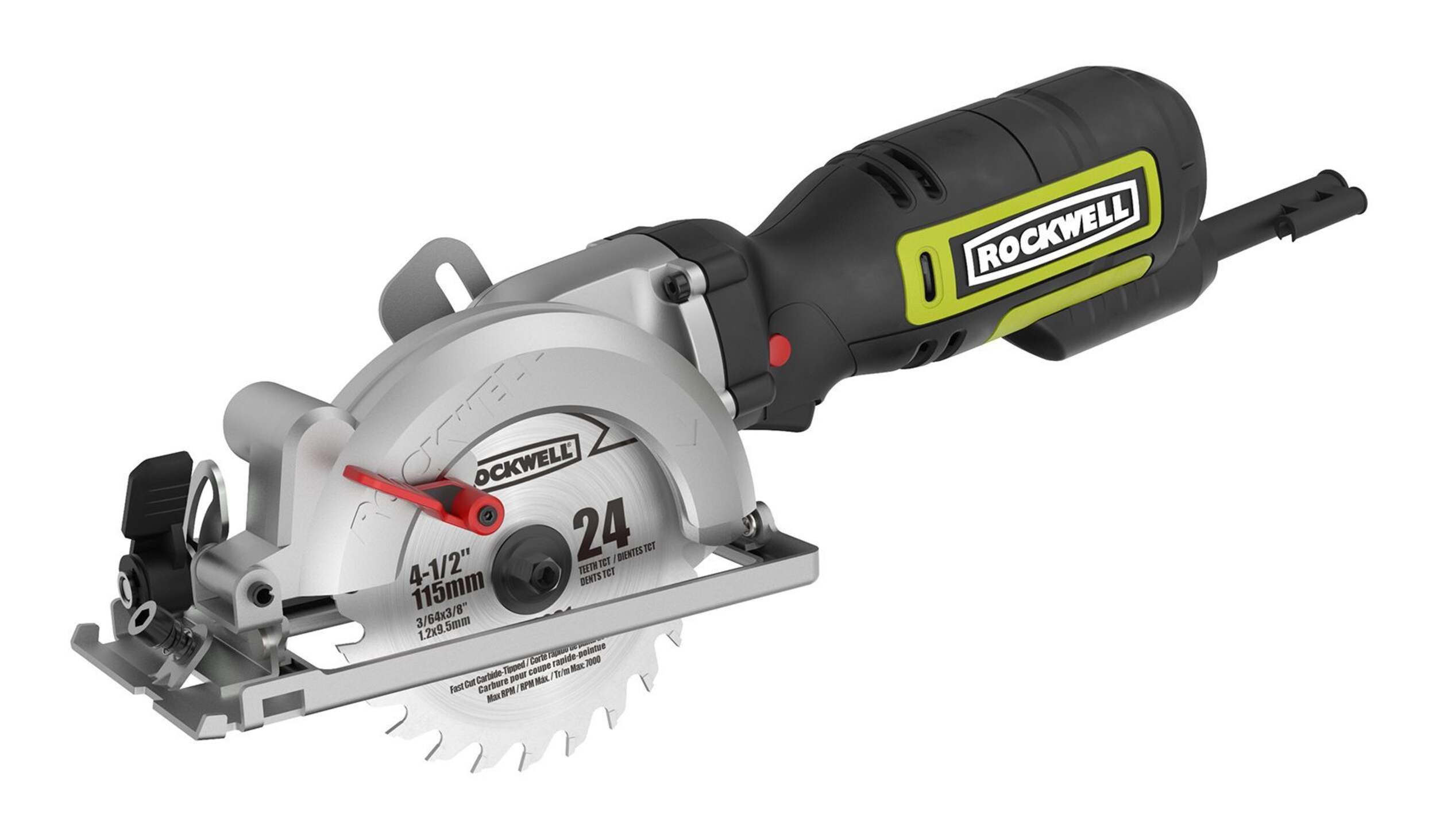 Rockwell Compact Circular Saw, 4-1/2-in Front_Angled_Left