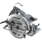 MAXIMUM 15A Circular Saw with E-Brake, Guide, Wrench & Carbide-Tipped Blade, 7-1/4-in Front_Angled_Right