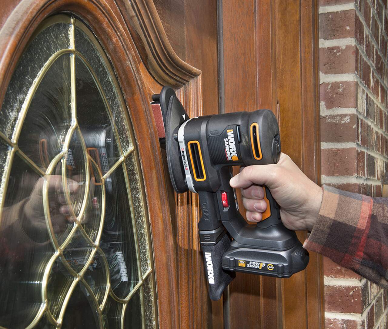 WORX WX820L 20V Power Share Sandeck 5-in-1 Cordless Detail