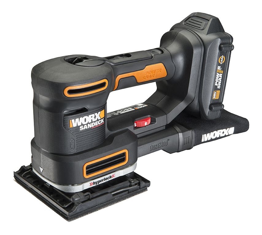 WORX WX820L 20V Power Share Sandeck 5-in-1 Cordless Detail