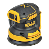 DEWALT DCW210B 20V MAX XR Brushless Cordless Variable Speed Random Orbital Sander, Tool Only, 5-in Front_Three_Fourths_Angled_Left