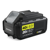 Batterie MAXIMUM de 40 V 4,0 Ah/20 V 8,0 Ah Front_Three_Fourths_Angled_Left