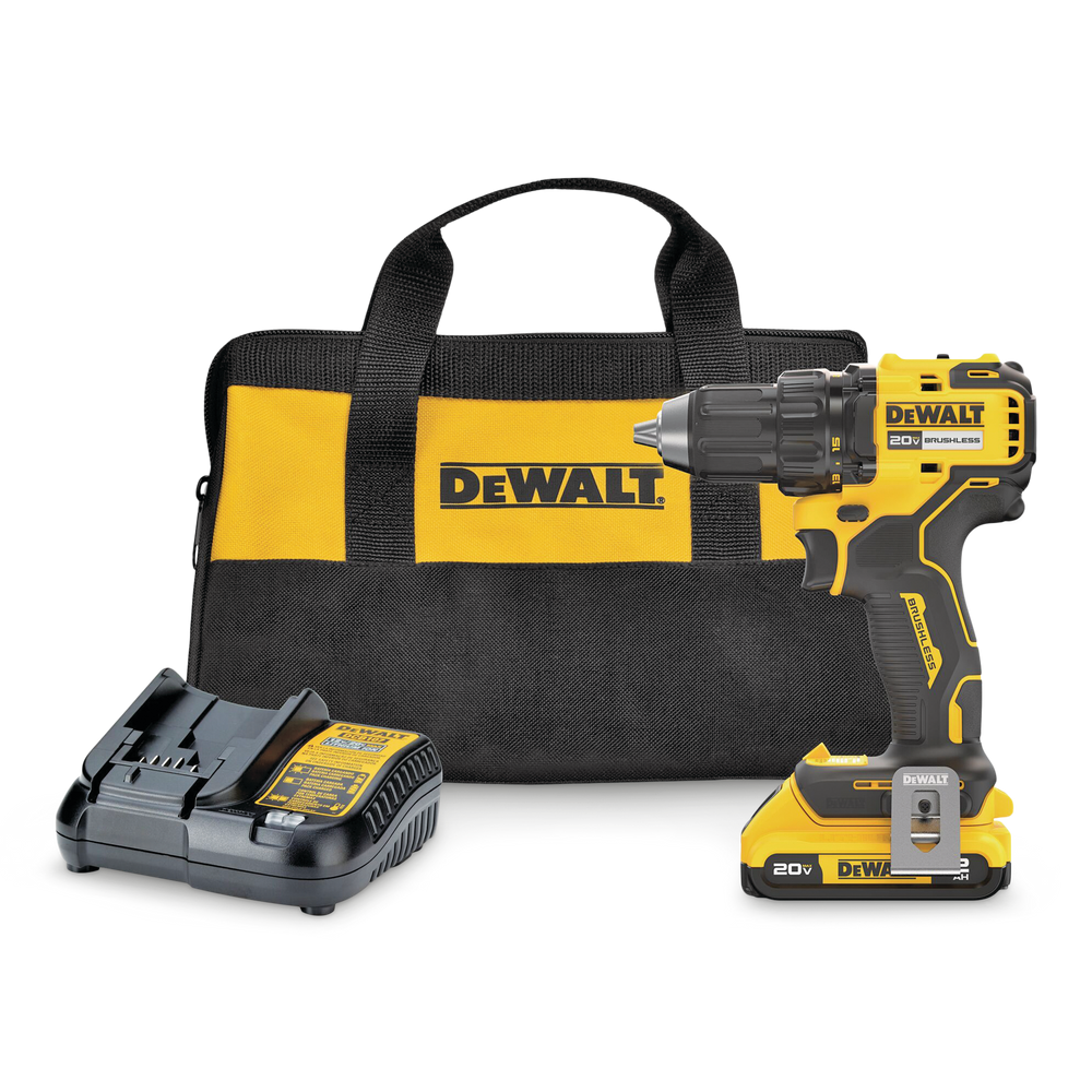 DEWALT DCD793D1 20V MAX Compact Brushless Cordless 1/2-in Drill/Driver ...