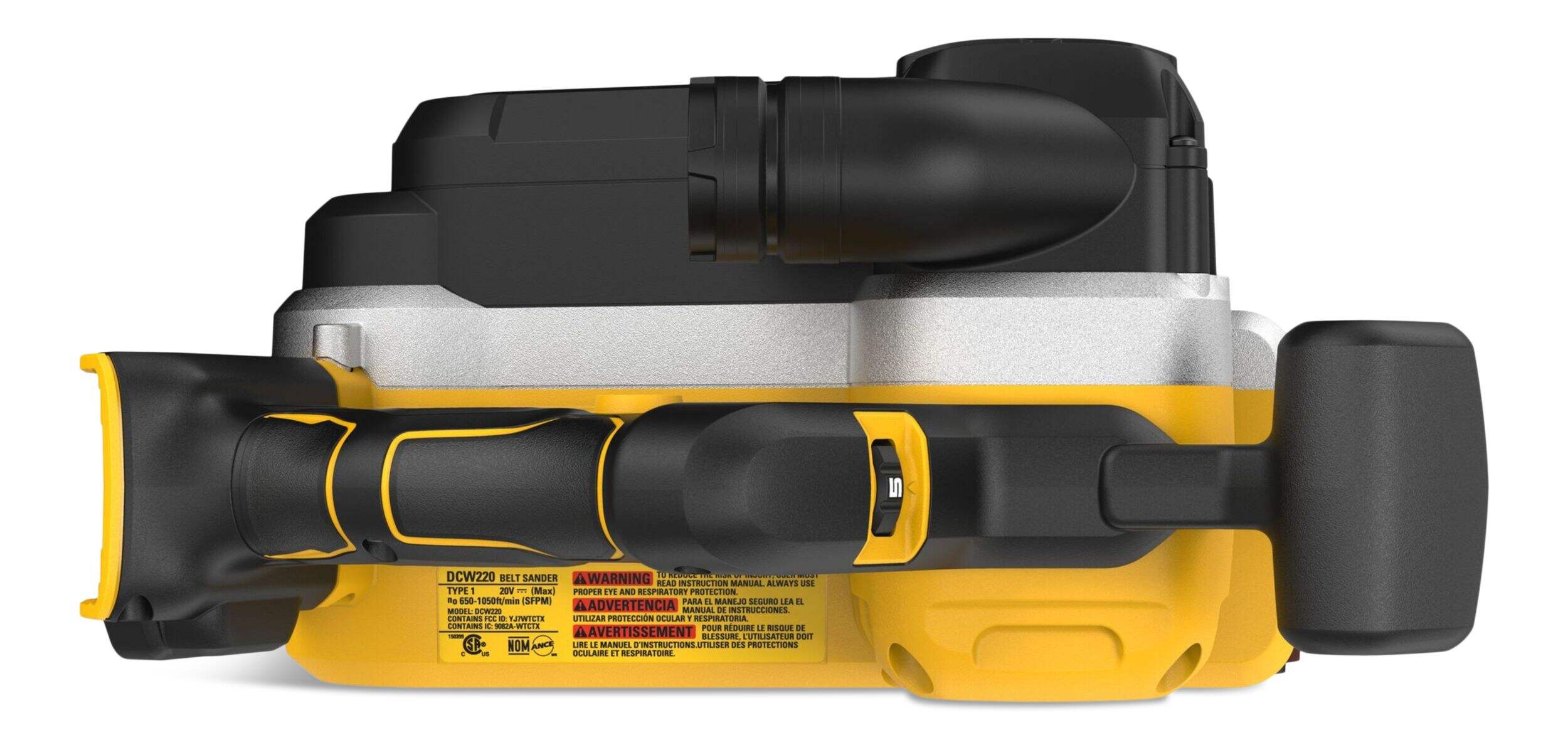 DEWALT DCW220B 20V MAX Cordless Belt Sander Bare Tool, 3 x 21in