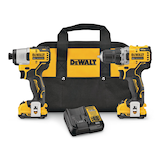 DEWALT DCK221F2 12V MAX XTREME Brushless Cordless Drill and Impact Driver Kit Composite_or_Mixed