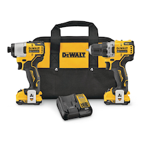 DEWALT DCK221F2 12V MAX XTREME Brushless Cordless Drill and Impact Driver Kit Composite_or_Mixed