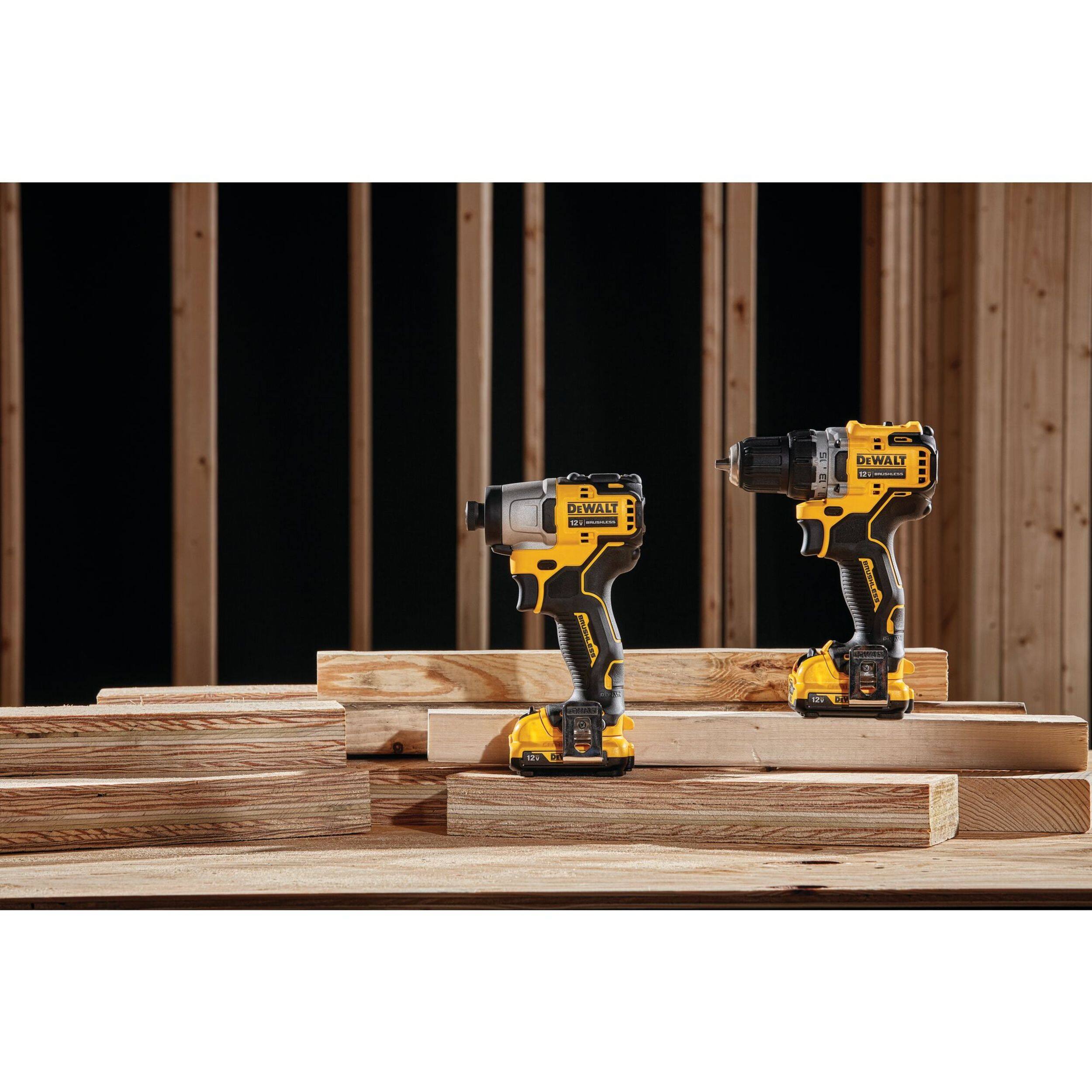 DEWALT DCK221F2 12V MAX XTREME Brushless Cordless Drill and Impact