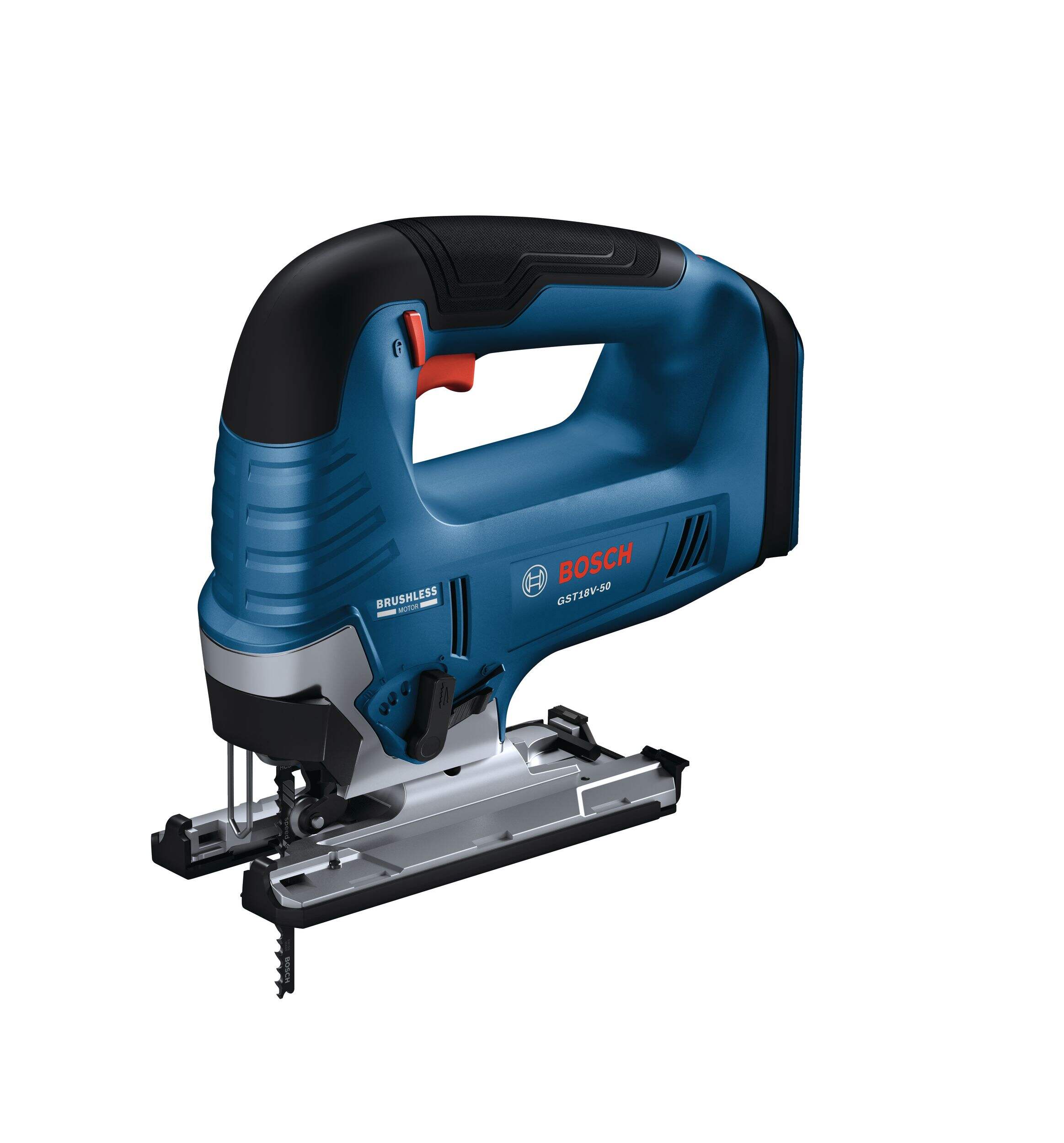 Bosch Professional 18V Brushless Jig Saw, Bare Tool Front_Three_Fourths_Angled_Left
