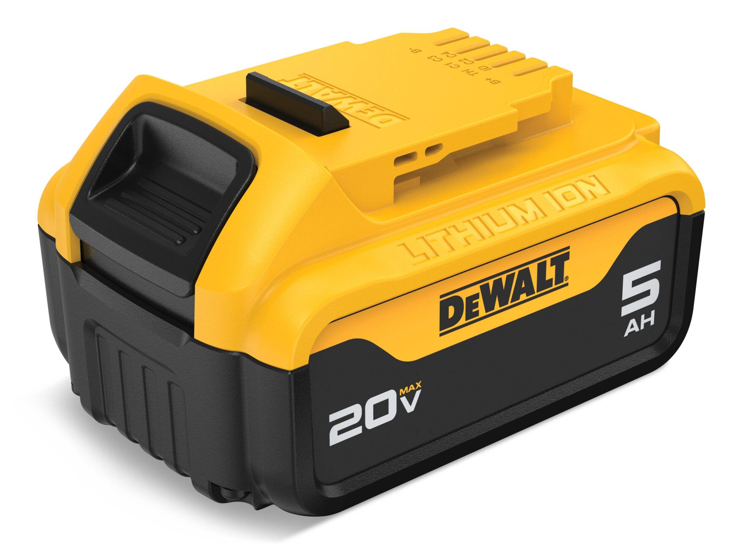 Batterie de qualité supérieure DeWALT 20V MAX XR5 Front_Three_Fourths_Angled_Left