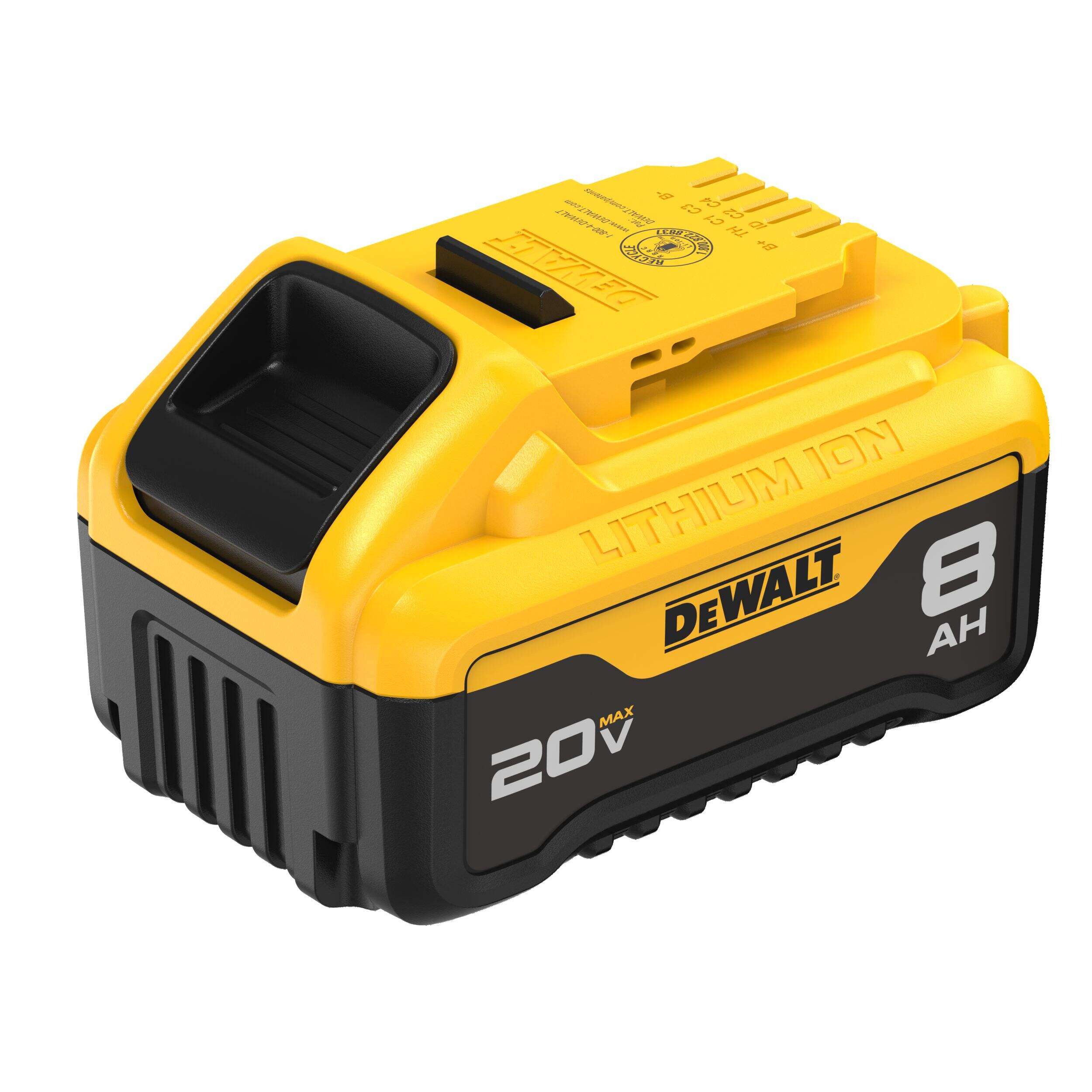 Batterie DeWALT 20V MAX XR5 Ah Front_Three_Fourths_Angled_Left