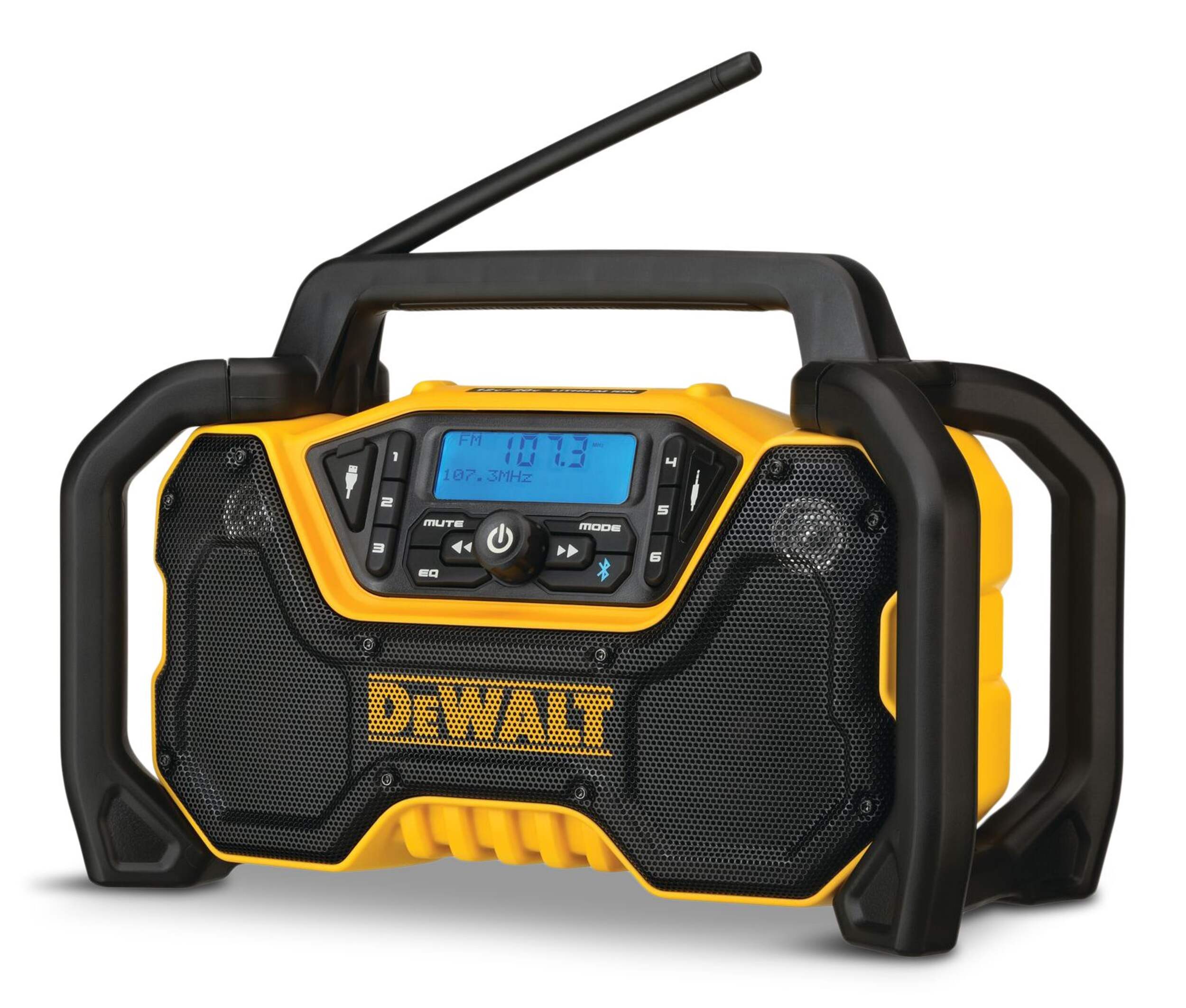 Radio à technologie Bluetooth DeWALT 12V/20V MAX Front_Three_Fourths_Angled_Left