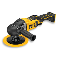 DEWALT 20V MAX* XR® 7-in Cordless Variable-Speed Rotary Polisher, Tool Only Front_Three_Fourths_Angled_Left