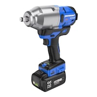 Mastercraft 20V 1/2-in Brushless High Torque Impact Wrench Kit with PWR POD 4.0Ah Battery & Charger Front_Angled_Left