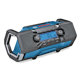 Bosch 18V Portable Bluetooth Radio Front_Three_Fourths_Angled_Right