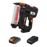 WORX NITRO WX842L 20V 18-Gauge Cordless Brad Nailer with Tool-Free Jam Release Composite_or_Mixed